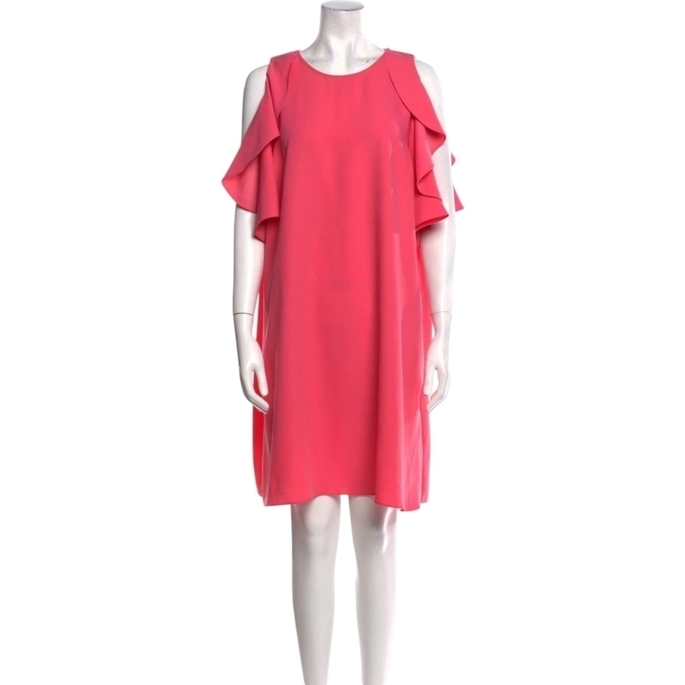 Kate Spade NWOT Bright Barbie Pink Mini Dress Sz M - Picture 1 of 11